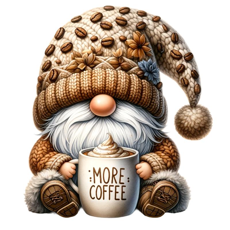 UV DTF decal Stickers cup wraps small decals Gnome Elf Dwarf 2105 for Cup, glass, mugs, phone case, car, computer, furniture decals, DIY stickers UV DTF Transfer stickers wraps DIY Crafts