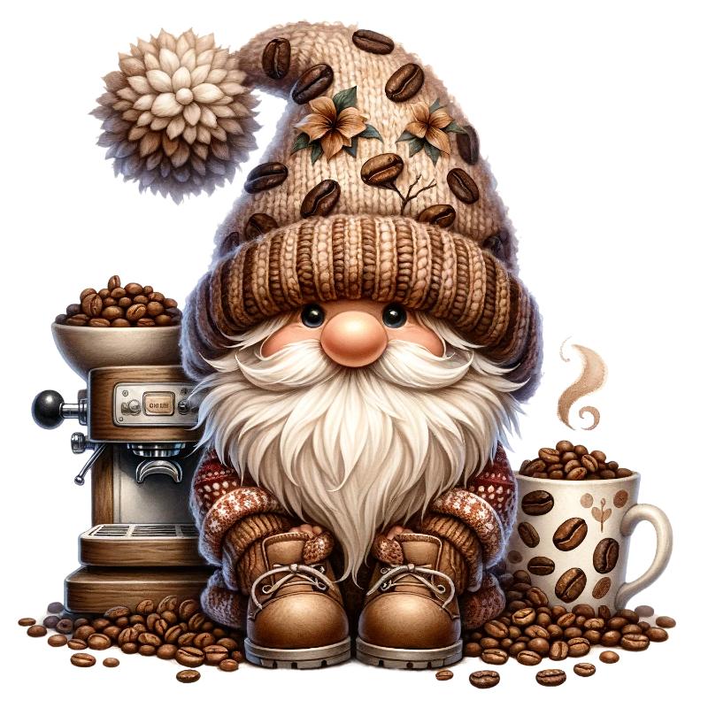 UV DTF decal Stickers cup wraps small decals Gnome Elf Dwarf 2089 for Cup, glass, mugs, phone case, car, computer, furniture decals, DIY stickers UV DTF Transfer stickers wraps DIY Crafts