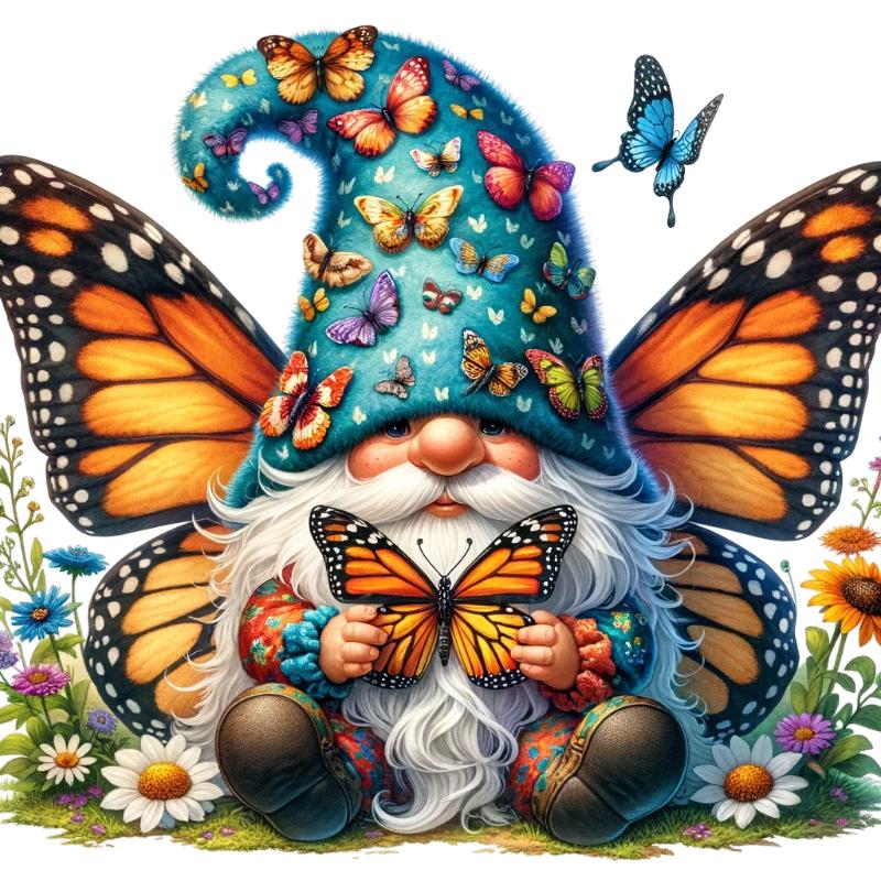 UV DTF decal Stickers cup wraps small decals Gnome Elf Dwarf 2073 for Cup, glass, mugs, phone case, car, computer, furniture decals, DIY stickers UV DTF Transfer stickers wraps DIY Crafts