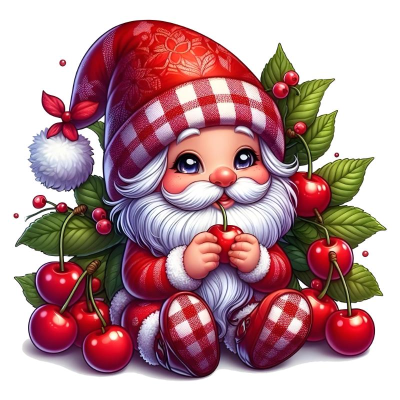 UV DTF decal Stickers cup wraps small decals Gnome Elf Dwarf 2069 for Cup, glass, mugs, phone case, car, computer, furniture decals, DIY stickers UV DTF Transfer stickers wraps DIY Crafts