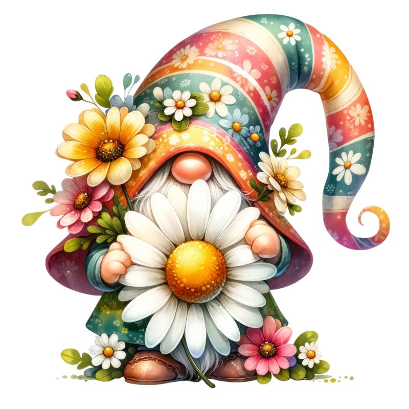 UV DTF decal Stickers cup wraps small decals Gnome Elf Dwarf 2068 for Cup, glass, mugs, phone case, car, computer, furniture decals, DIY stickers UV DTF Transfer stickers wraps DIY Crafts