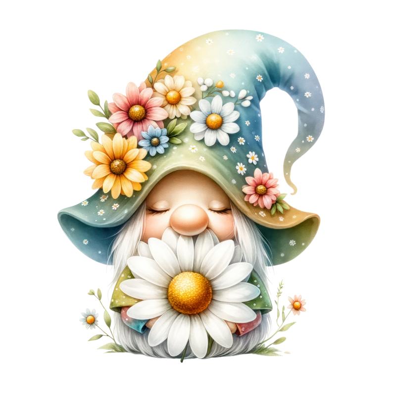 UV DTF decal Stickers cup wraps small decals Gnome Elf Dwarf 2067 for Cup, glass, mugs, phone case, car, computer, furniture decals, DIY stickers UV DTF Transfer stickers wraps DIY Crafts