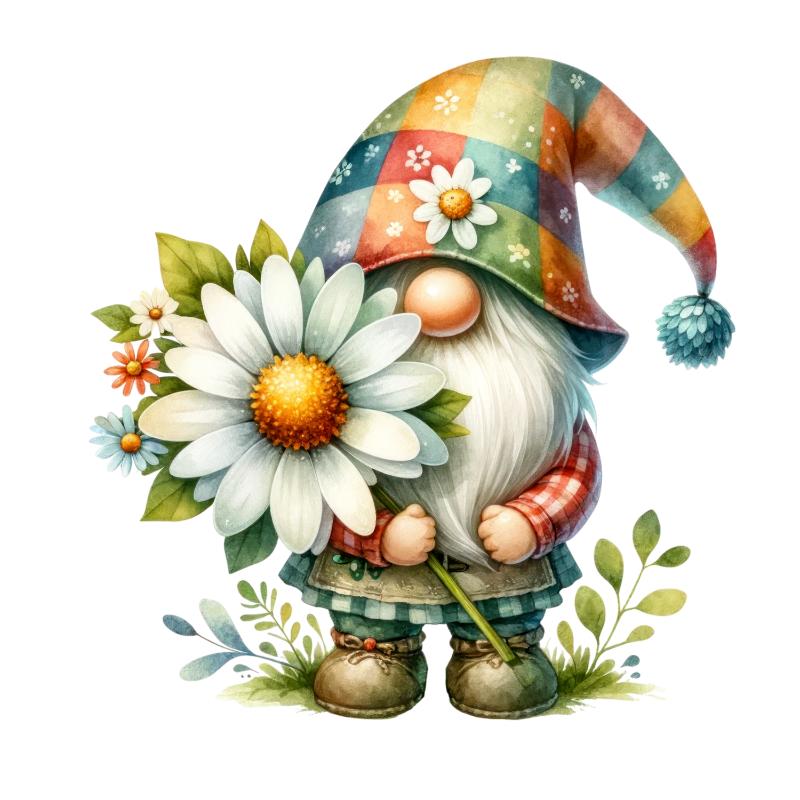 UV DTF decal Stickers cup wraps small decals Gnome Elf Dwarf 2064 for Cup, glass, mugs, phone case, car, computer, furniture decals, DIY stickers UV DTF Transfer stickers wraps DIY Crafts