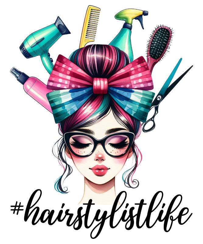 Heat transfers Iron on stickers  hair stylist nail 8 for Tshirts Iron on Decal Patches Stickers Clothes Hat Pillows DIY Crafts