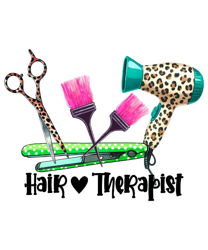 Heat transfers Iron on stickers  hair stylist nail 7 for Tshirts Iron on Decal Patches Stickers Clothes Hat Pillows DIY Crafts