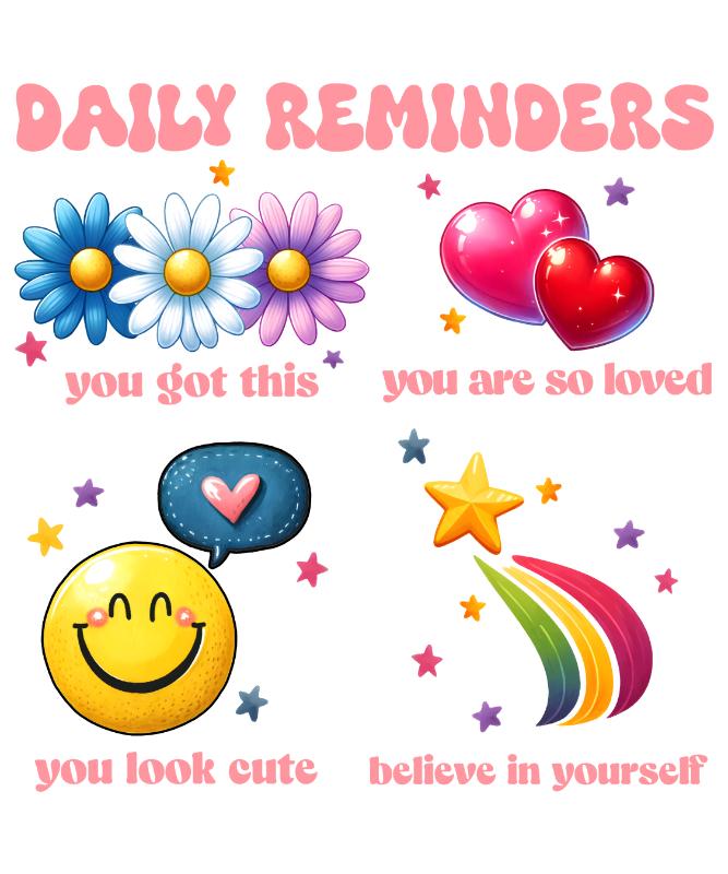 UV DTF decal Stickers cup wraps small decals Inspirational sayings quotes 492 for Cup, glass, mugs, phone case, car, computer, furniture decals, DIY stickers UV DTF Transfer stickers wraps DIY Crafts