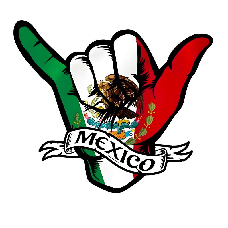 UV DTF decal Stickers cup wraps small decals mexico mexican festival 25 for Cup, glass, mugs, phone case, car, computer, furniture decals, DIY stickers UV DTF Transfer stickers wraps DIY Crafts