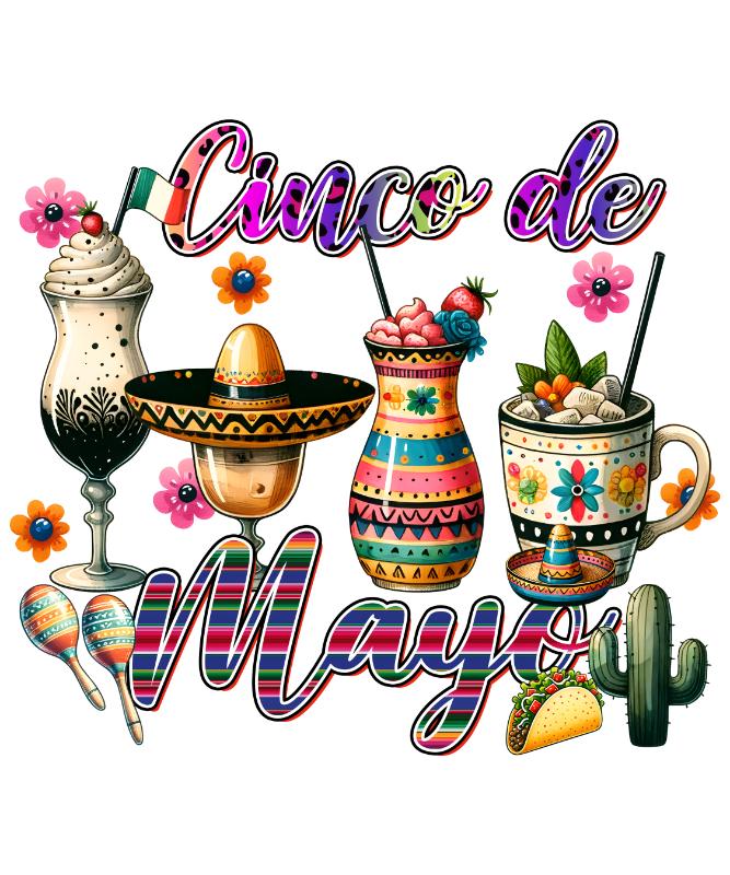 UV DTF decal Stickers cup wraps small decals mexico mexican festival 24 for Cup, glass, mugs, phone case, car, computer, furniture decals, DIY stickers UV DTF Transfer stickers wraps DIY Crafts