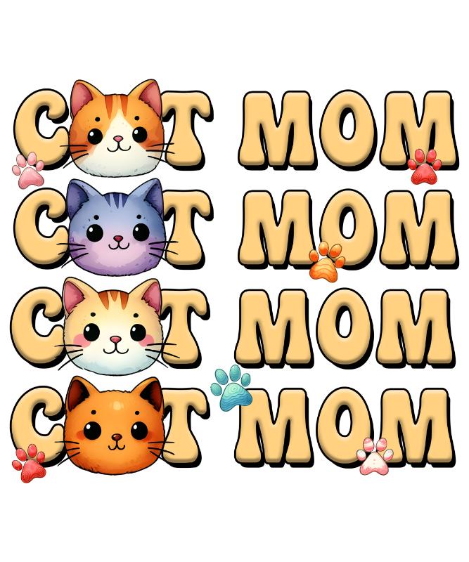 Heat transfers Iron on stickers  pet dog cat mom 229 for Tshirts Iron on Decal Patches Stickers Clothes Hat Pillows DIY Crafts