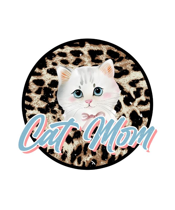 Heat transfers Iron on stickers  pet dog cat mom 218 for Tshirts Iron on Decal Patches Stickers Clothes Hat Pillows DIY Crafts