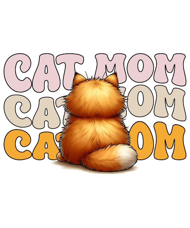 Heat transfers Iron on stickers  pet dog cat mom 203 for Tshirts Iron on Decal Patches Stickers Clothes Hat Pillows DIY Crafts