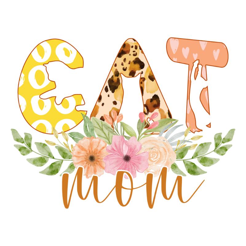 Heat transfers Iron on stickers  pet dog cat mom 195 for Tshirts Iron on Decal Patches Stickers Clothes Hat Pillows DIY Crafts