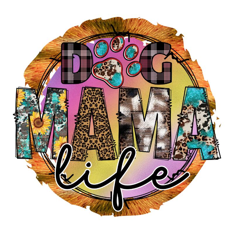 Heat transfers Iron on stickers  pet dog cat mom 191 for Tshirts Iron on Decal Patches Stickers Clothes Hat Pillows DIY Crafts