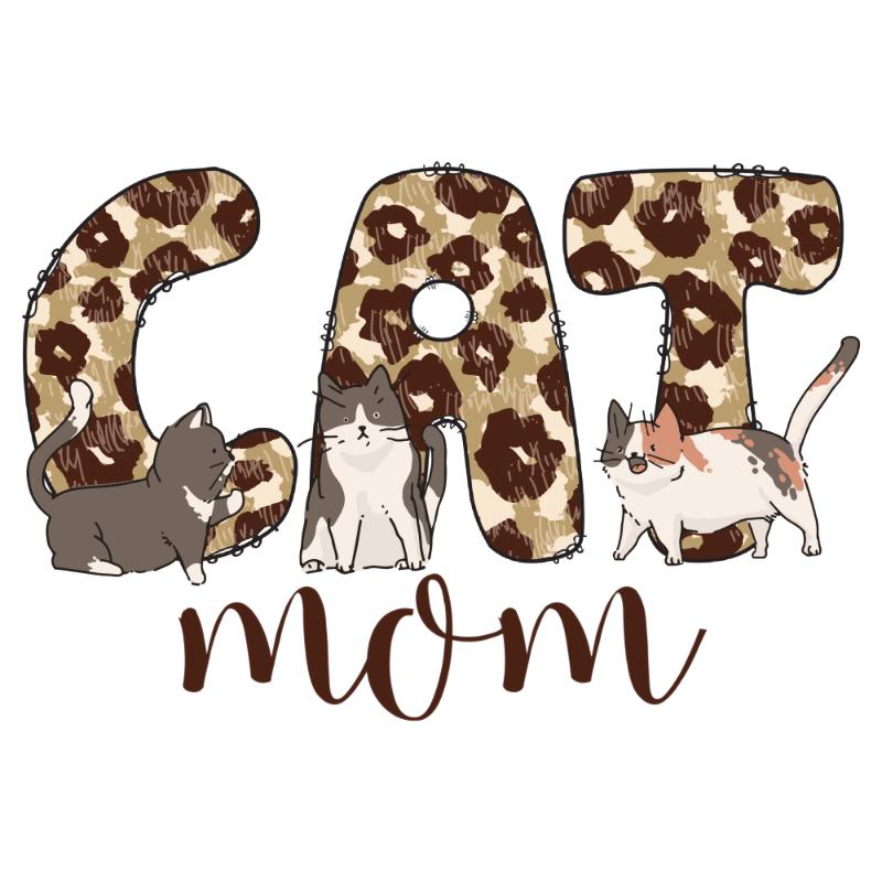 Heat transfers Iron on stickers  pet dog cat mom 182 for Tshirts Iron on Decal Patches Stickers Clothes Hat Pillows DIY Crafts