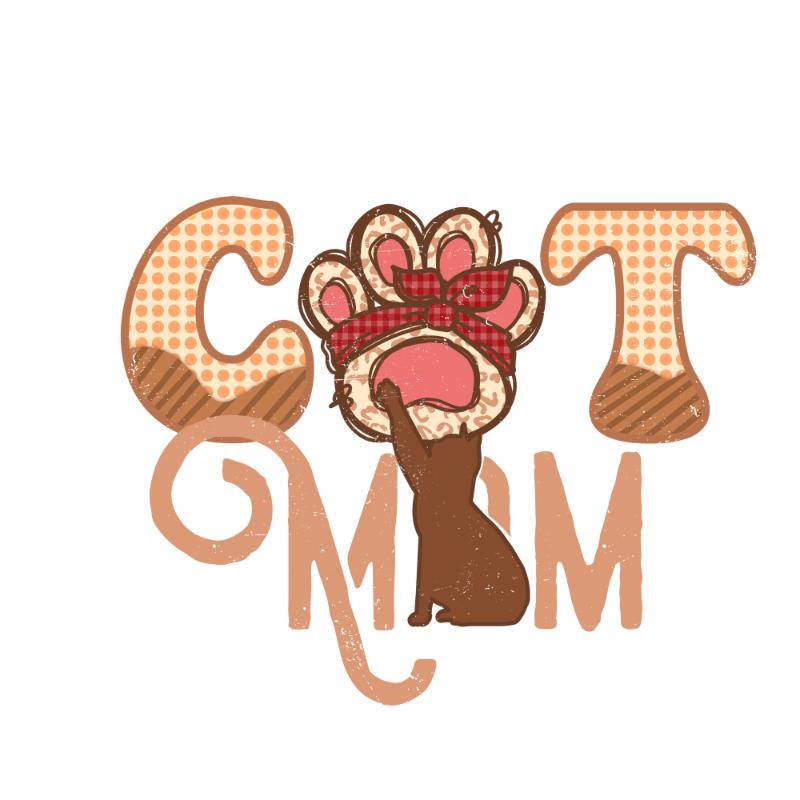 Heat transfers Iron on stickers  pet dog cat mom 133 for Tshirts Iron on Decal Patches Stickers Clothes Hat Pillows DIY Crafts