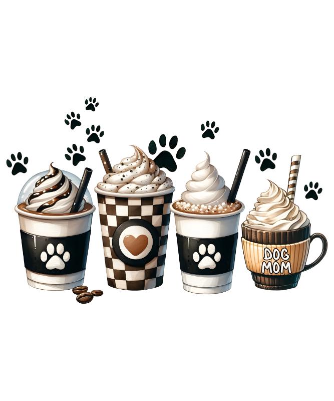 Heat transfers Iron on stickers  pet dog cat mom 8 for Tshirts Iron on Decal Patches Stickers Clothes Hat Pillows DIY Crafts