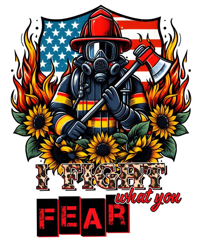 Heat transfers Iron on stickers  Police Firefighter 5 for Tshirts Iron on Decal Patches Stickers Clothes Hat Pillows DIY Crafts