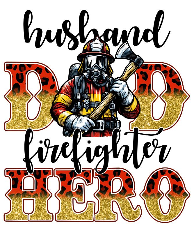 Heat transfers Iron on stickers  Police Firefighter 20 for Tshirts Iron on Decal Patches Stickers Clothes Hat Pillows DIY Crafts