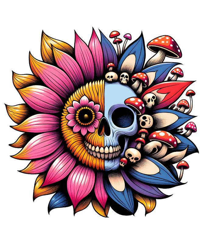 Heat transfers Iron on stickers  Skull Skeleton 3.1 for Tshirts Iron on Decal Patches Stickers Clothes Hat Pillows DIY Crafts