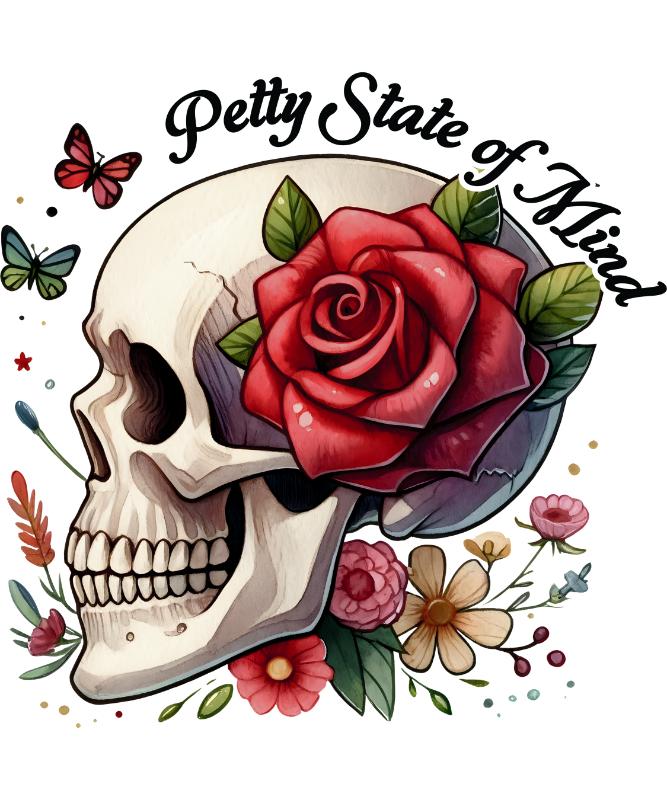 Heat transfers Iron on stickers  Skull Skeleton 82 for Tshirts Iron on Decal Patches Stickers Clothes Hat Pillows DIY Crafts