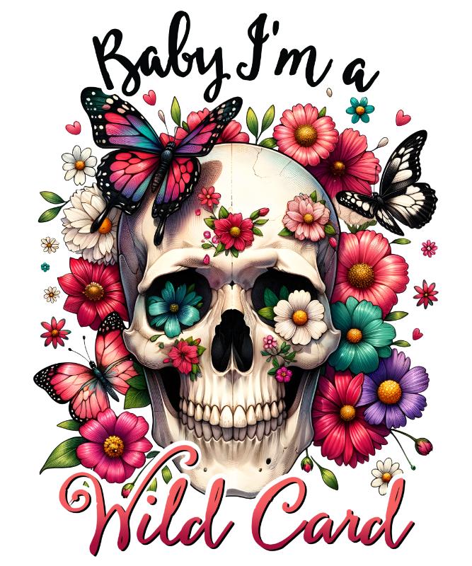 Heat transfers Iron on stickers  Skull Skeleton 63 for Tshirts Iron on Decal Patches Stickers Clothes Hat Pillows DIY Crafts