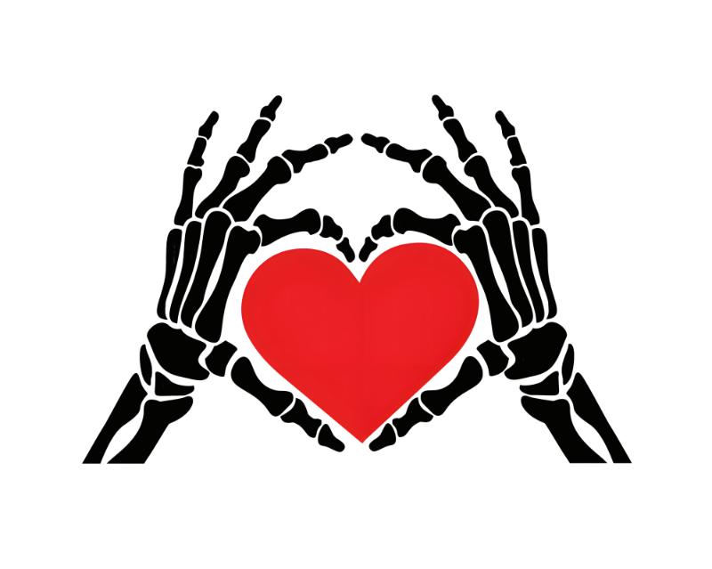 Heat transfers Iron on stickers  Skull Skeleton 15 for Tshirts Iron on Decal Patches Stickers Clothes Hat Pillows DIY Crafts