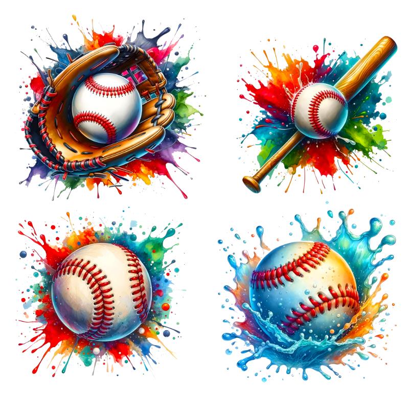 Heat transfers Iron on stickers  football baseball soccor basketball ball 316 for Tshirts Iron on Decal Patches Stickers Clothes Hat Pillows DIY Crafts