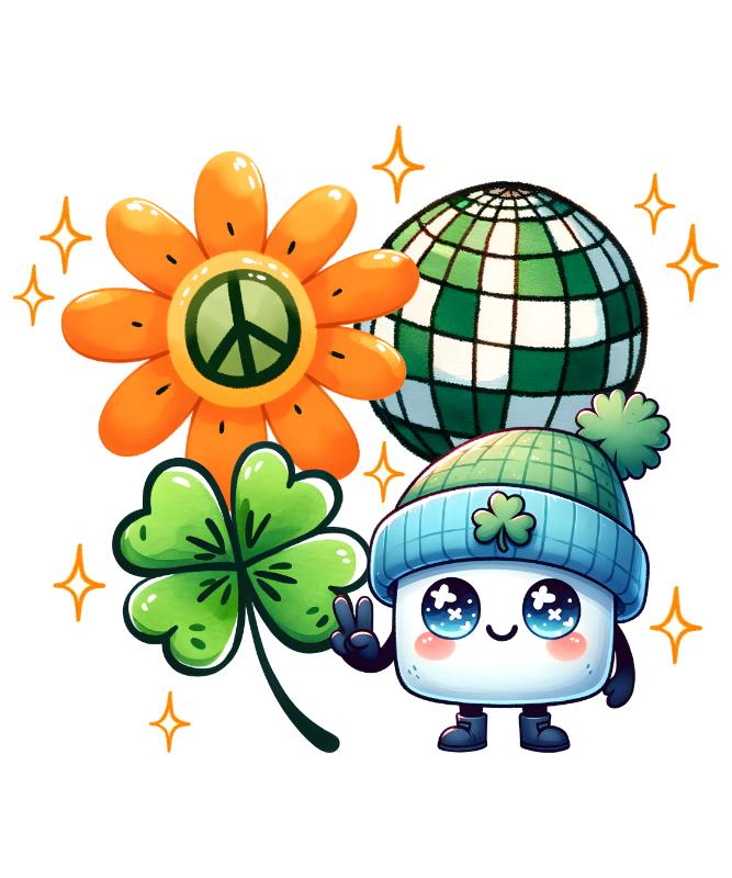 Heat transfers Iron on stickers  St Patricks Day 77 for Tshirts Iron on Decal Patches Stickers Clothes Hat Pillows DIY Crafts