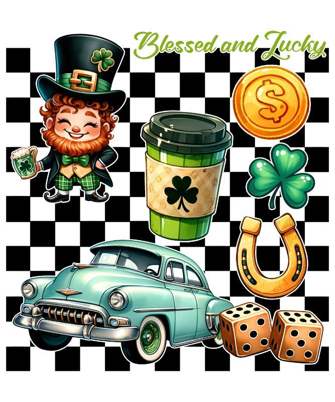 Heat transfers Iron on stickers  St Patricks Day 72 for Tshirts Iron on Decal Patches Stickers Clothes Hat Pillows DIY Crafts