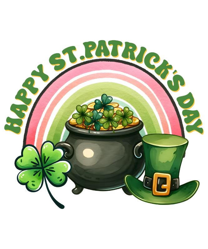 Heat transfers Iron on stickers  St Patricks Day 63 for Tshirts Iron on Decal Patches Stickers Clothes Hat Pillows DIY Crafts