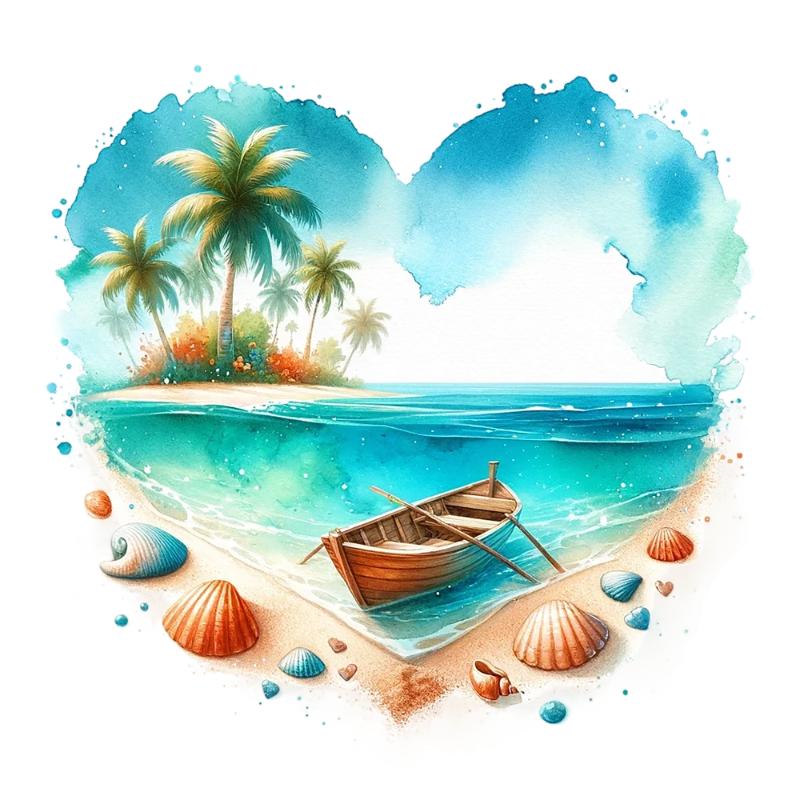 Heat transfers Iron on stickers  summer 2 for Tshirts Iron on Decal Patches Stickers Clothes Hat Pillows DIY Crafts