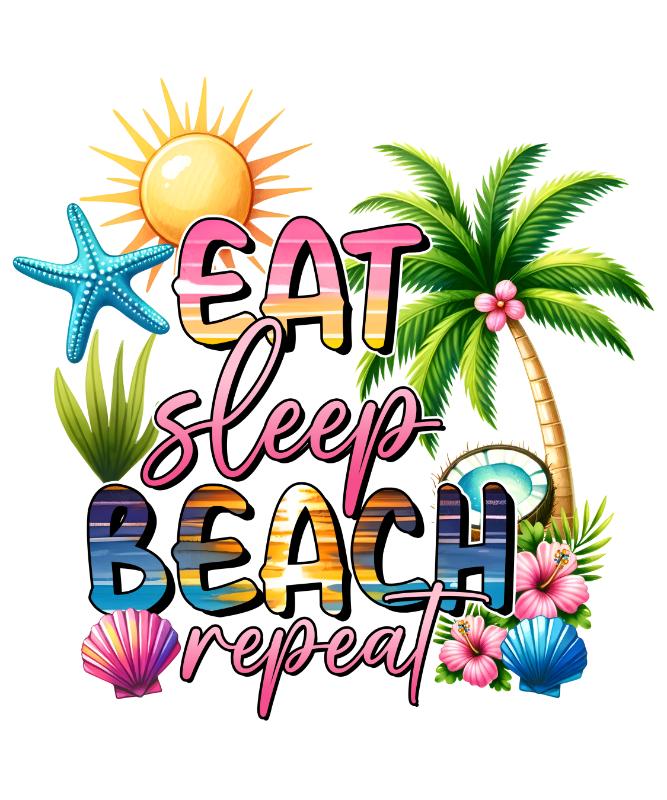 Heat transfers Iron on stickers  summer 76 for Tshirts Iron on Decal Patches Stickers Clothes Hat Pillows DIY Crafts