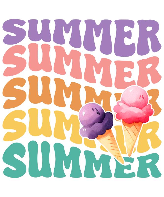 Heat transfers Iron on stickers  summer 73 for Tshirts Iron on Decal Patches Stickers Clothes Hat Pillows DIY Crafts