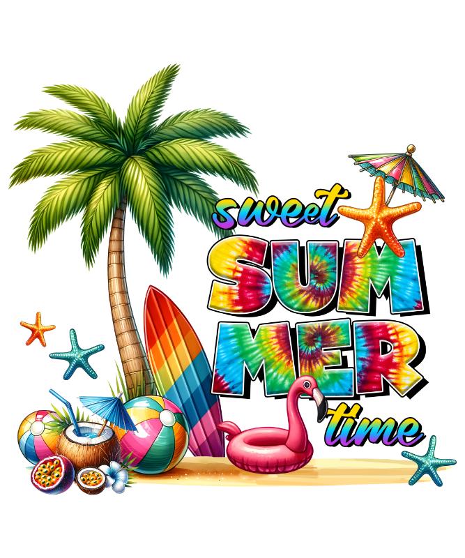 Heat transfers Iron on stickers  summer 59 for Tshirts Iron on Decal Patches Stickers Clothes Hat Pillows DIY Crafts