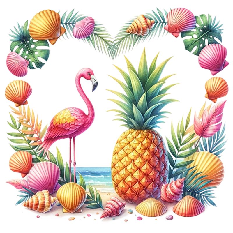 Heat transfers Iron on stickers  summer 49 for Tshirts Iron on Decal Patches Stickers Clothes Hat Pillows DIY Crafts