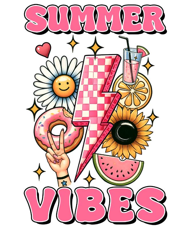 Heat transfers Iron on stickers  summer 45 for Tshirts Iron on Decal Patches Stickers Clothes Hat Pillows DIY Crafts