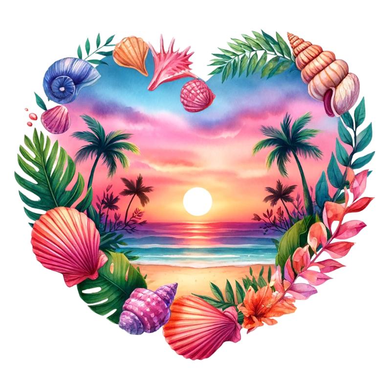 Heat transfers Iron on stickers  summer 38 for Tshirts Iron on Decal Patches Stickers Clothes Hat Pillows DIY Crafts