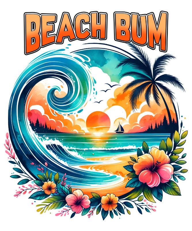 Heat transfers Iron on stickers  summer 33 for Tshirts Iron on Decal Patches Stickers Clothes Hat Pillows DIY Crafts