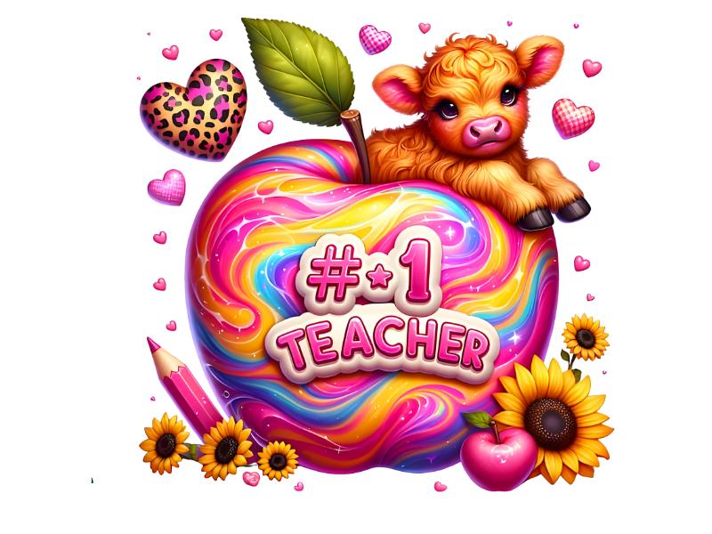 Heat transfers Iron on stickers  teacher 376 for Tshirts Iron on Decal Patches Stickers Clothes Hat Pillows DIY Crafts