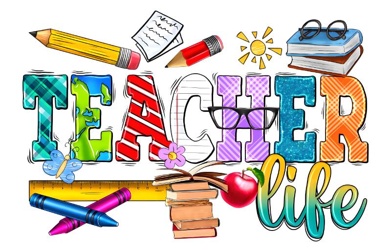 Heat transfers Iron on stickers  teacher 354 for Tshirts Iron on Decal Patches Stickers Clothes Hat Pillows DIY Crafts