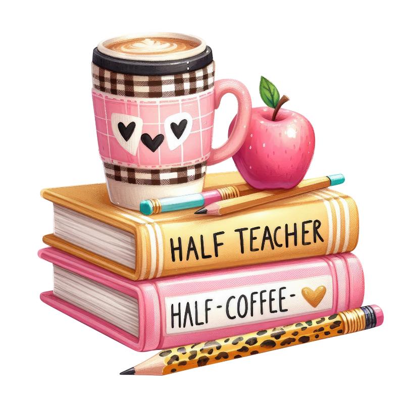 Heat transfers Iron on stickers  teacher 307 for Tshirts Iron on Decal Patches Stickers Clothes Hat Pillows DIY Crafts