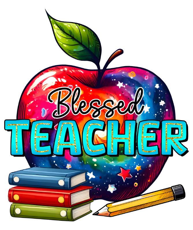 Heat transfers Iron on stickers  teacher 296 for Tshirts Iron on Decal Patches Stickers Clothes Hat Pillows DIY Crafts