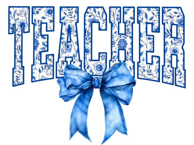 Heat transfers Iron on stickers  teacher 276 for Tshirts Iron on Decal Patches Stickers Clothes Hat Pillows DIY Crafts