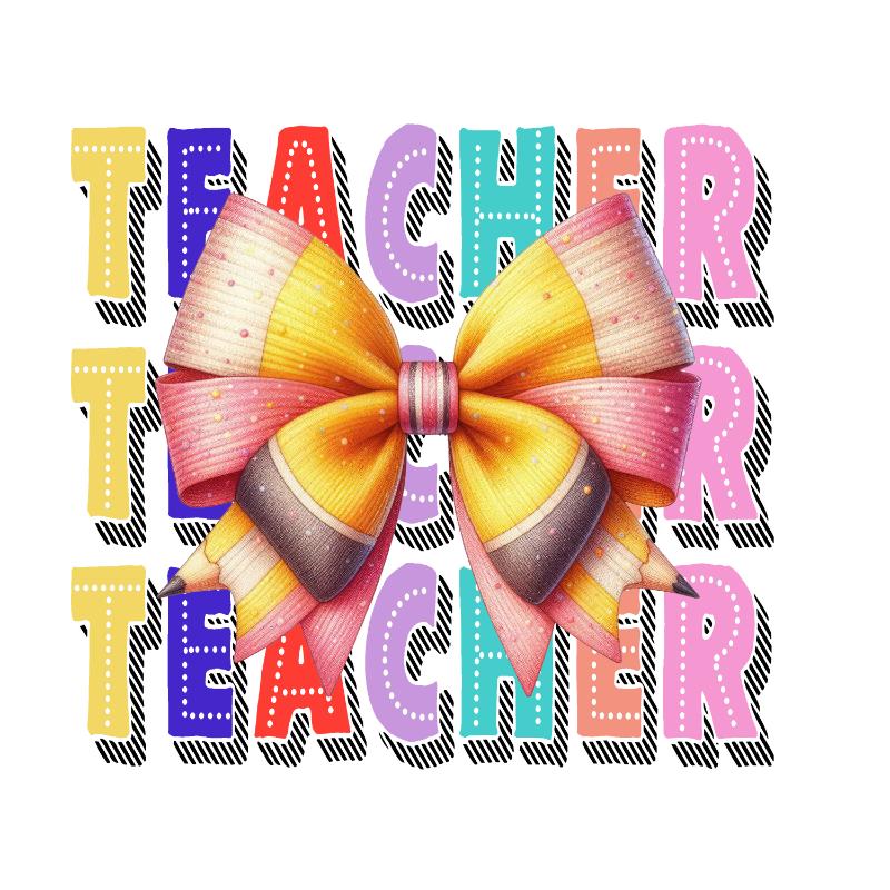 Heat transfers Iron on stickers  teacher 244 for Tshirts Iron on Decal Patches Stickers Clothes Hat Pillows DIY Crafts
