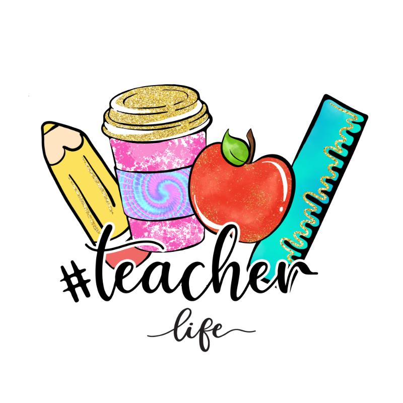 Heat transfers Iron on stickers  teacher 227 for Tshirts Iron on Decal Patches Stickers Clothes Hat Pillows DIY Crafts