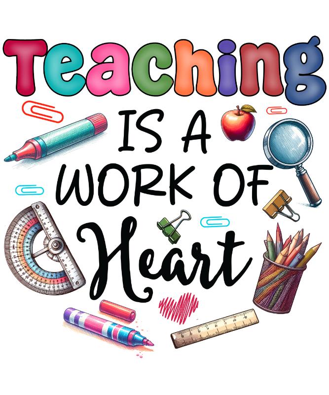 Heat transfers Iron on stickers  teacher 187 for Tshirts Iron on Decal Patches Stickers Clothes Hat Pillows DIY Crafts