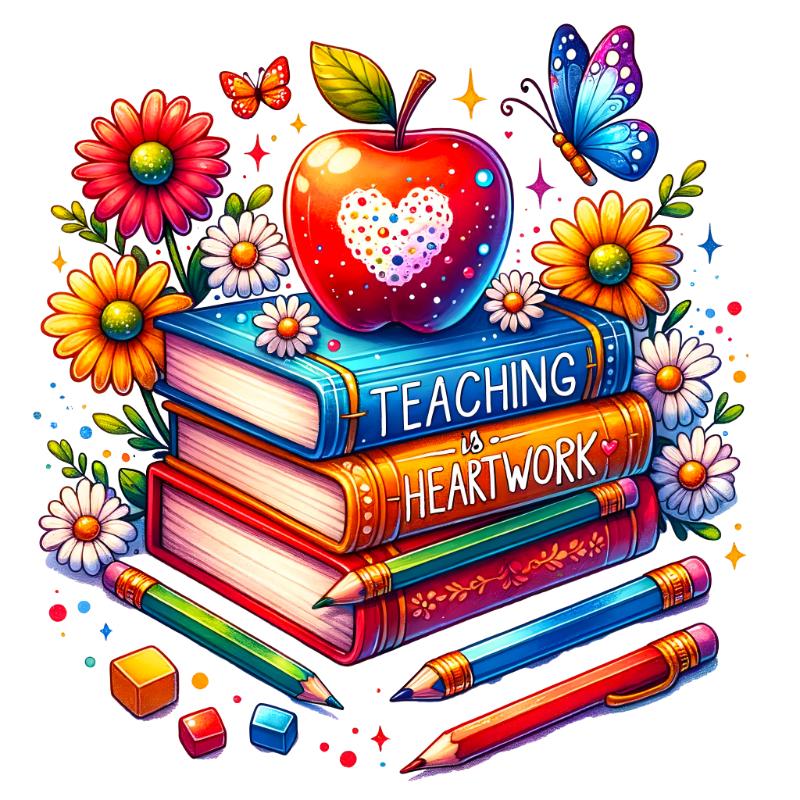 Heat transfers Iron on stickers  teacher 176 for Tshirts Iron on Decal Patches Stickers Clothes Hat Pillows DIY Crafts
