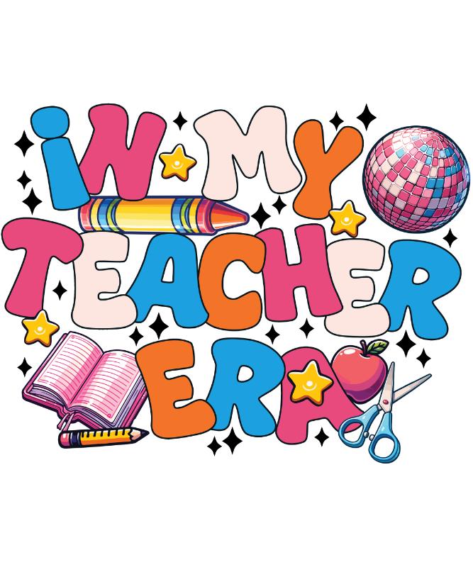 Heat transfers Iron on stickers  teacher 141 for Tshirts Iron on Decal Patches Stickers Clothes Hat Pillows DIY Crafts