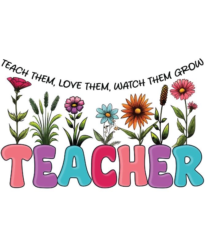 Heat transfers Iron on stickers  teacher 115 for Tshirts Iron on Decal Patches Stickers Clothes Hat Pillows DIY Crafts