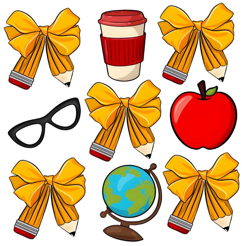 Heat transfers Iron on stickers  teacher 46 for Tshirts Iron on Decal Patches Stickers Clothes Hat Pillows DIY Crafts